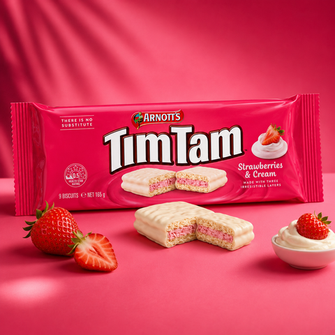 (NEU) TimTam Strawberries & Cream