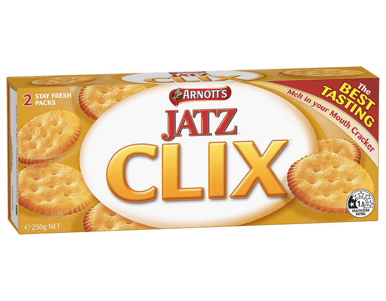 Jatz Box Arnott's Jatz Clix – TimTam-Shop - Der beliebte Keks aus Down Under